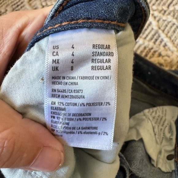 American Eagle Super Stretch Skinny Distressed Jeans - Picture 5 of 5